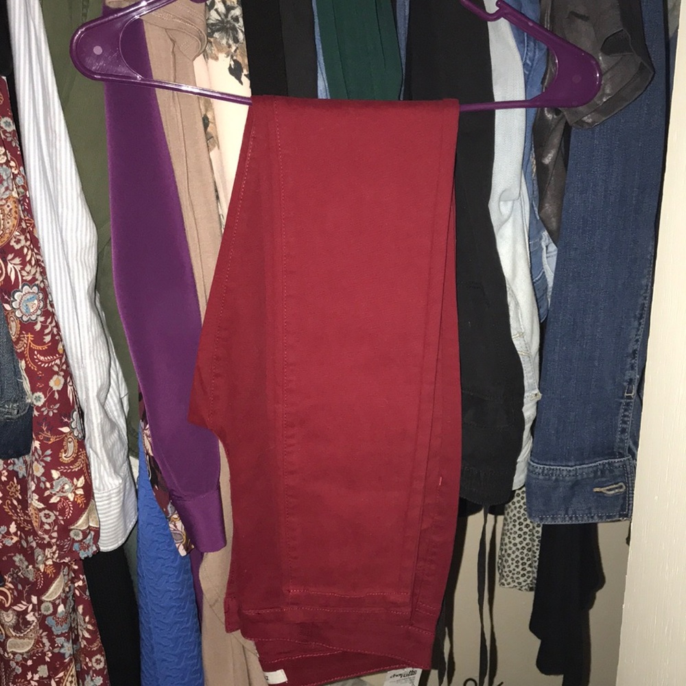 Maroon pants